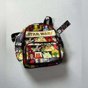 NWT Star Wars Mini backpack all over print